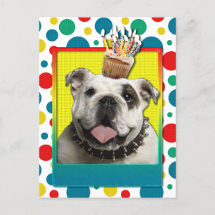 Invitation Cupcake - Bulldog - Light