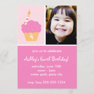 Invitation Cupcake rose