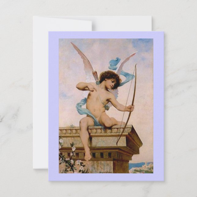 Invitation Cupid personnalisable (Devant)