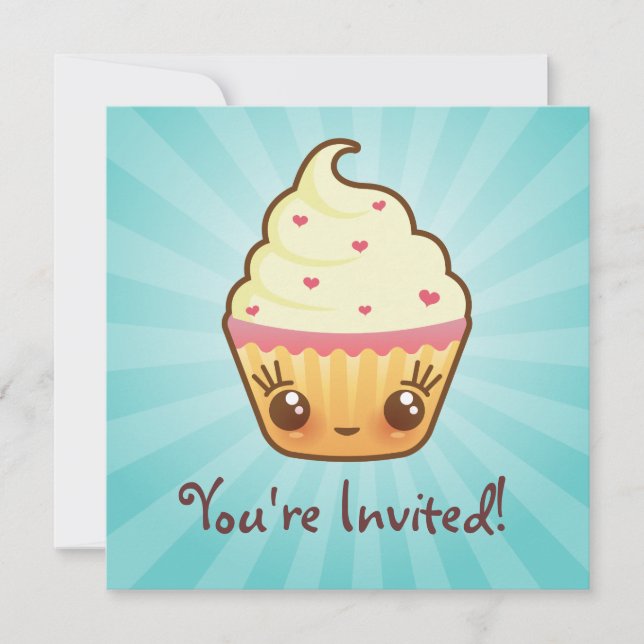 Invitation CuppyCakes (Devant)