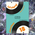 Invitation Custom Fun Retro 18th Birthday Music Vinyl Record<br><div class="desc">👉 Célébrez votre anniversaire en style avec cette musique rétro des années 90 sur le thème de la musique faux vinyle invitation 18e anniversaire! ! Ce design totalement vintage vous fera certainement sourire ! - Cliquez simplement pour personnaliser ce design 🙏 Merci pour soutenir ma petite entreprise - Si vous...</div>