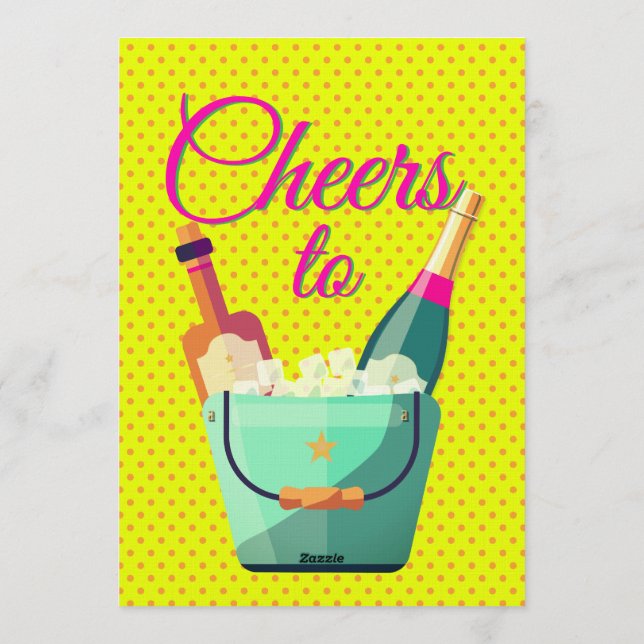 Invitation Custom Invitation, Polka Dots, Birthday Party (Dos)