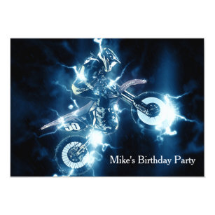 Invitations Faire Part Motocross Zazzle Fr