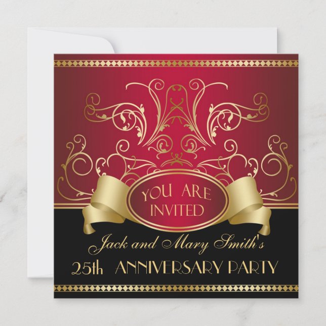 Invitation Customisée toutes les occasions (Devant)