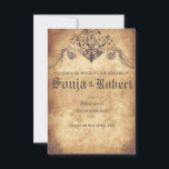 Invitation Customizable Medieval Wedding<br><div class="desc">Medieval wedding Invite no seal Other parts of the set : http://www.zazzle.com/arcueid/collections</div>