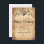 Invitation Customizable Medieval Wedding (no seal)<br><div class="desc">Médieval wedding Invite no seal
Other parts of the set : http://www.zazzle.com/arcueid/collections</div>
