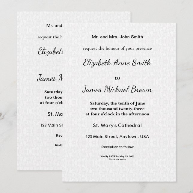 Invitation Customizable Milestone Celebration Cards (Devant / Derrière)