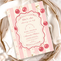 Cute Coquette cerise sur le Baby shower supérieur