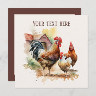 Invitation Cute Country Farm ajouter des informations