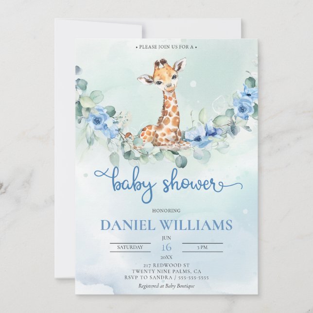 Invitation Cute Cub Bébé ours fille Baby shower (Devant)