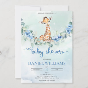 Invitation Cute Cub Bébé ours fille Baby shower