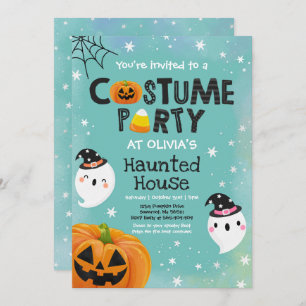 Invitation Cute Halloween Costume Party Spotacular