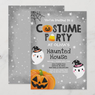 Invitation Cute Halloween Costume Party Spotacular