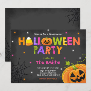 Invitation Cute Halloween Party Spooktacular Halloween