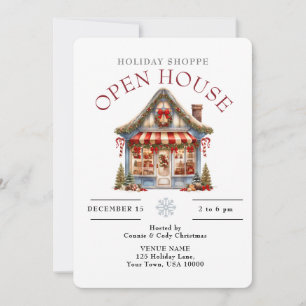 INVITATION CUTE HOLIDAY SHOPPE OPEN HOUSE