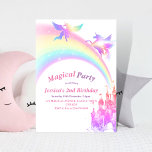 Invitation Cute Kids Rainbow Unicorn Girly 1er Anniversaire d<br><div class="desc">Petit mignon licorne Anniversaire Invitation Modèle est parfait pour la fête d'anniversaire de fille. L'invitation à thème de la fête Enfants magique est plein d'éléments de design amusants et mignons comme Princesse. Les Anniversaires de enfants sont spéciaux,  et cet invitation peut l'aider à faire une fête d'anniversaire mémorable.</div>