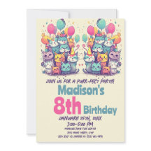 Cute Kitty Chat Purr-Fect Chats de fête Anniversai
