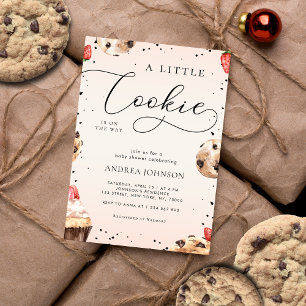 Invitation Cute Little Cookie est sur le Baby shower Way Crea