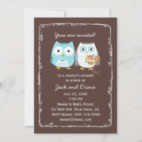 Cute Ows Wedding shower pour mariée et fille