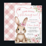 Invitation Cute Petit Lapin Lapin Premier Anniversaire Invita<br><div class="desc">Cute Petit Lapin Lapin Premier Anniversaire Invitation</div>
