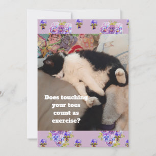 Invitation Cute Tuxedo Chat Anniversaire Fête Enfants Invitat