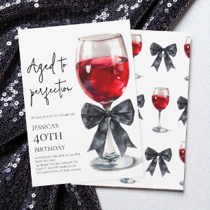Invitation Cuvée Vieillie à la Perfection Arc 40e Anniversair