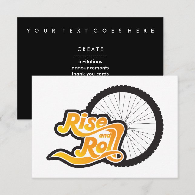Invitation cycle de montée et de roulis (Devant / Derrière)