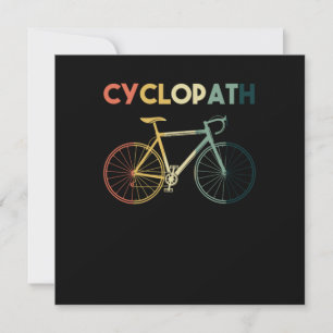 Invitation Cyclopath Cyclist Bike Cycling Mountain Bike Gift