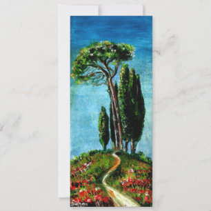 INVITATION CYPRÈS ET PIN MÉDITERRANÉEN EN TOSCANE