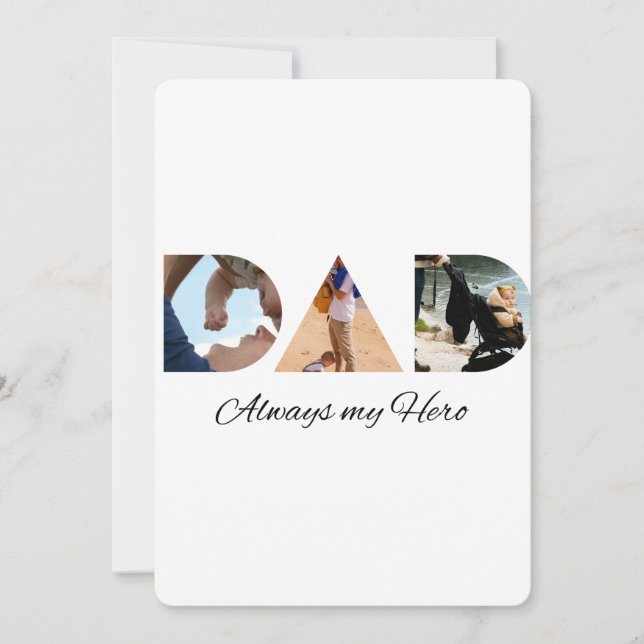 Invitation DAD : Toujours mon héros (Devant)