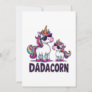 Invitation Dadacorn - Le Père de la licorne magique