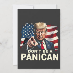 Invitation Dads Home Ne soyez pas un Trump panicain USA