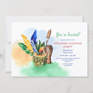 Invitation d'affaires tropicales