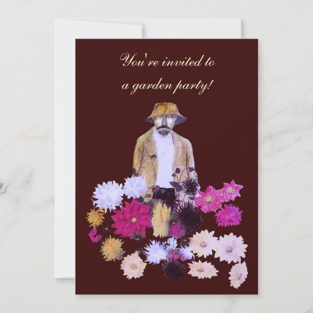 Invitation Dahlia Garden Party (Devant)