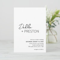 Dahlia Noir et blanc Contemporain Mariage moderne