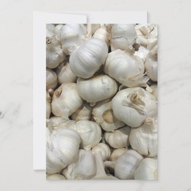 Invitation d'ail de texte personnalisé (Devant)