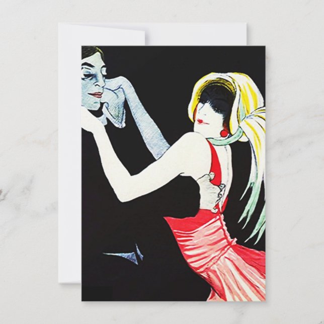 Invitation d'aileron de partie de bandit d'années (Devant)