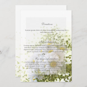 Invitation Daisées en amour Editable Mariage Bouquet Directio