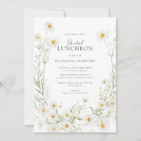 Daisy Boho Fleur sauvage Rustic Bridal Luncheon
