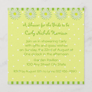Invitation Daisy Bridal Shower