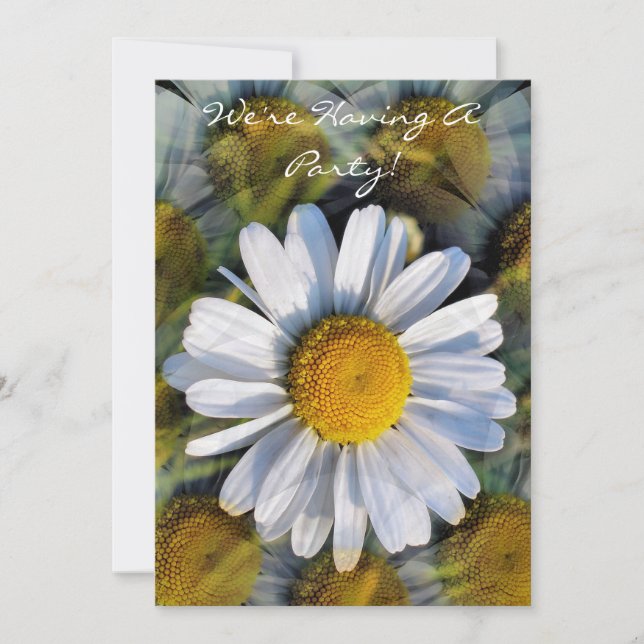 Invitation DAISY FLEURS (Devant)
