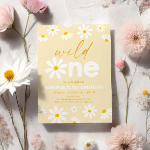 Invitation Daisy Wild Un premier anniversaire