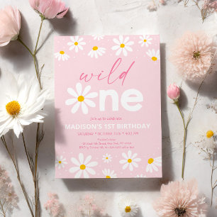 Invitation Daisy Wild Un premier anniversaire