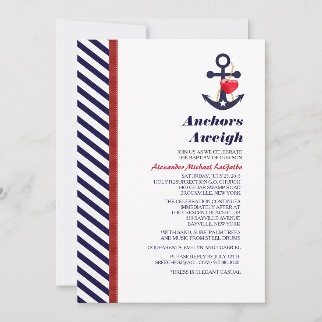 Invitation d'Alex (Devant)