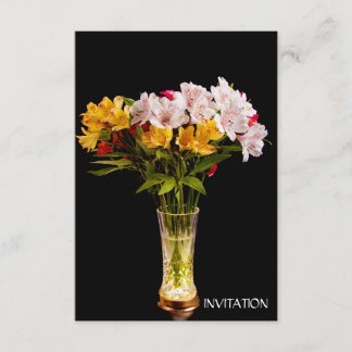 Invitation d'Alstroemeria (Lily péruvienne)