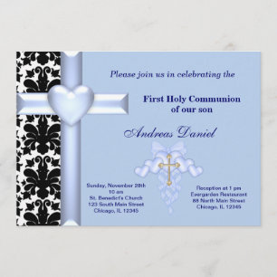 Invitation Damas Sainte Communion