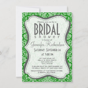 Invitation Damas vert