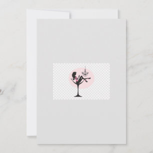 Invitation Dames Big Night Out (carte de style Vintage)