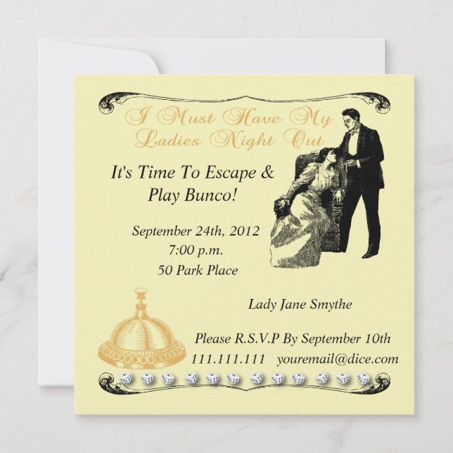 Invitation Dames Night Out (Devant)