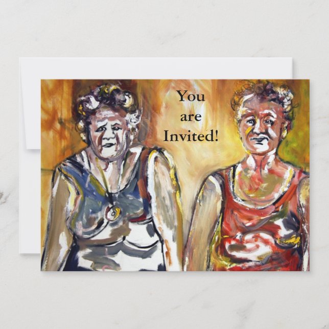 Invitation Dames Plus Âgées (Devant)